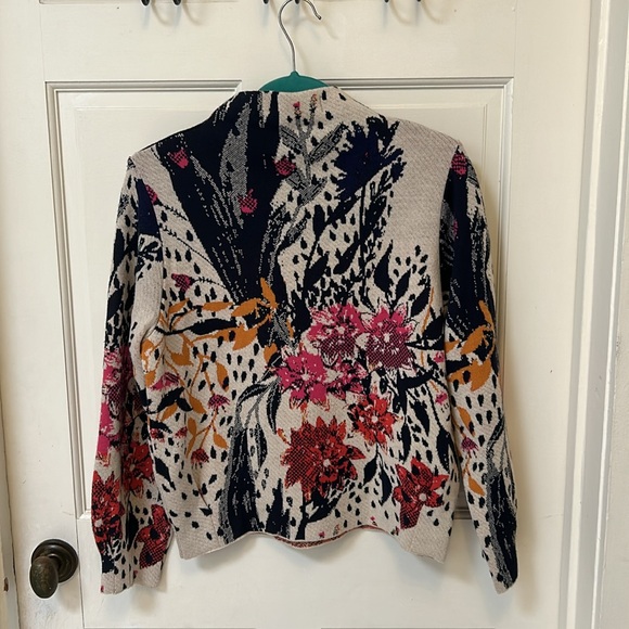 Aldo Martins x Anthropologie floral wool sweater - Picture 2 of 6